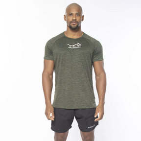 Camiseta Dry Fit Fluid Move Mescla Verde