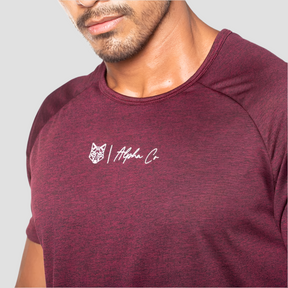 Camiseta Dry Fit New Elite Mescla Vinho