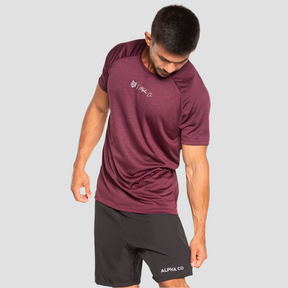 Camiseta Dry Fit New Elite Mescla Vinho