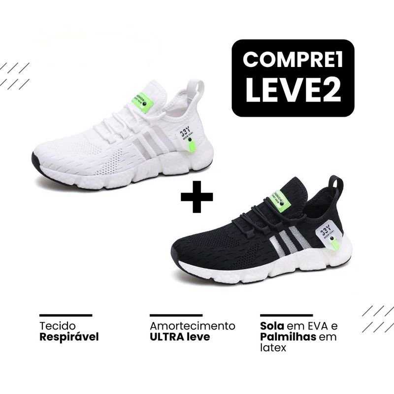 New Tênis fast  - Respirável e Ultra Resistente (COMPRE 1 LEVE 2)