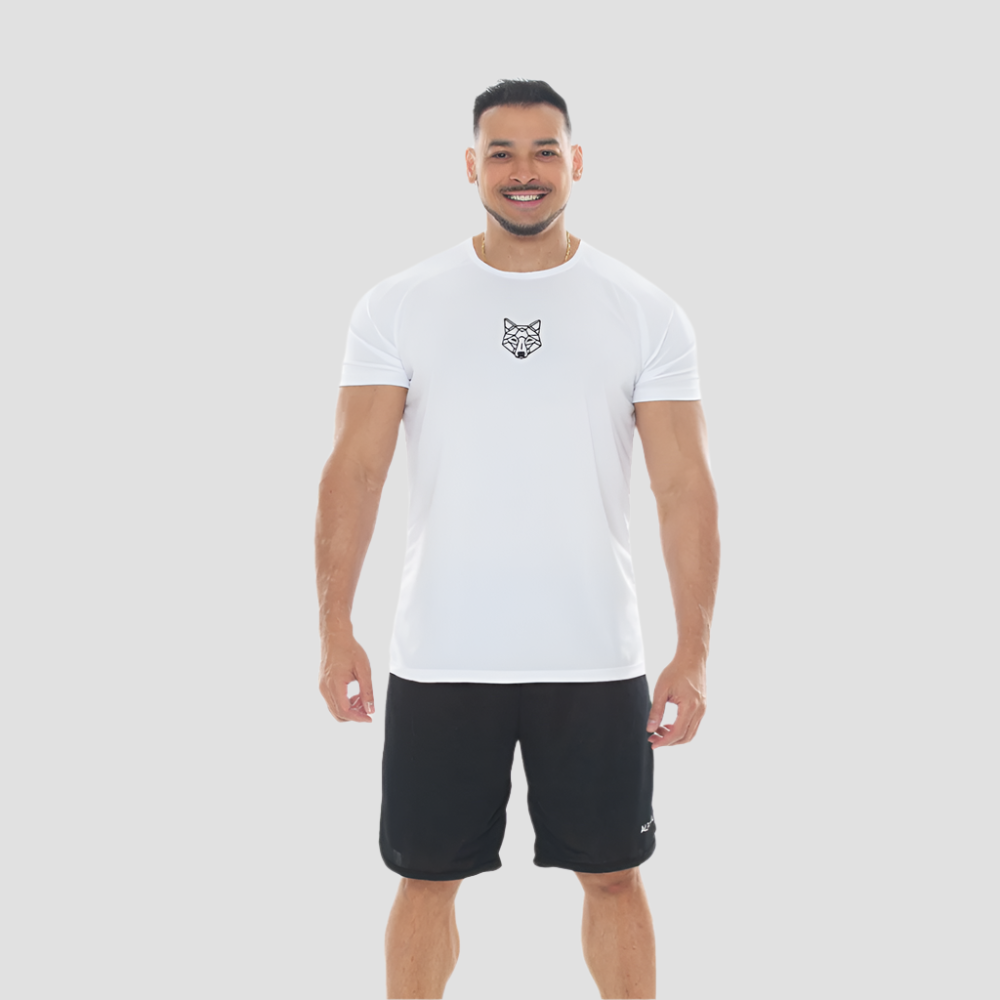 Kit 5 Peças Dry Fit: 3 Camisetas + 2 Bermudas