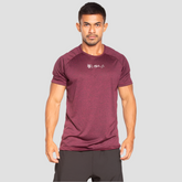 Camiseta Dry Fit New Elite Mescla Vinho