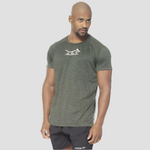 Camiseta Dry Fit Fluid Move Mescla Verde