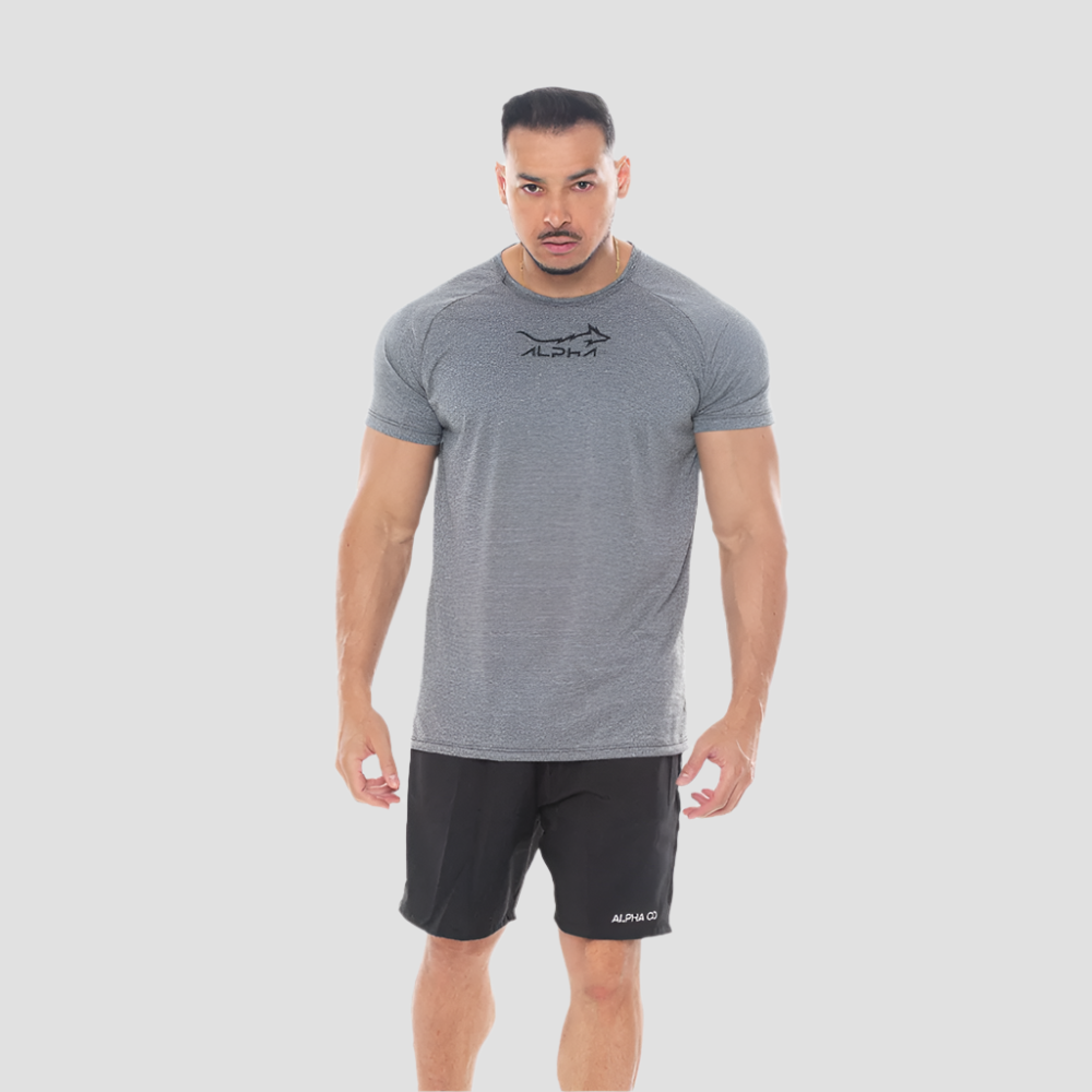 Kit 5 Peças Dry Fit: 3 Camisetas + 2 Bermudas