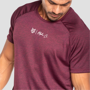 Camiseta Dry Fit New Elite Mescla Vinho