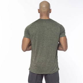 Camiseta Dry Fit Fluid Move Mescla Verde