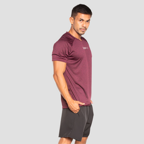 Camiseta Dry Fit New Elite Mescla Vinho